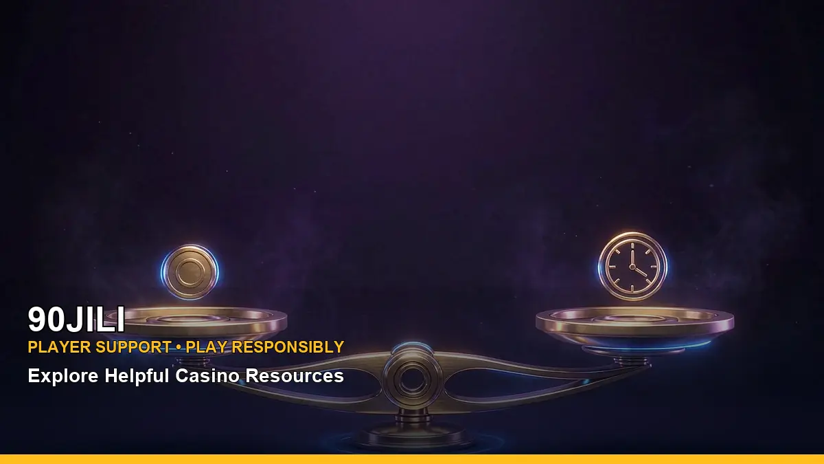 90JILI responsible gaming guide highlighting mobile-friendly casino access and thoughtful play